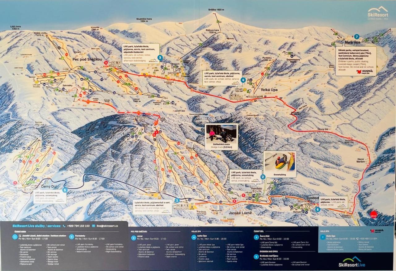 Family 2 Bedroom Ski&Bike Apartment With Terrase Janske Lazne Exterior photo